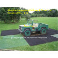 Outdoor Anti Slip Hollow Rubber Mat/Wear-Resistant Grass Rubber Mat